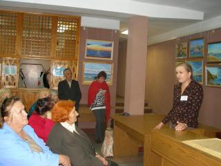 На фото: Открытие выставки.